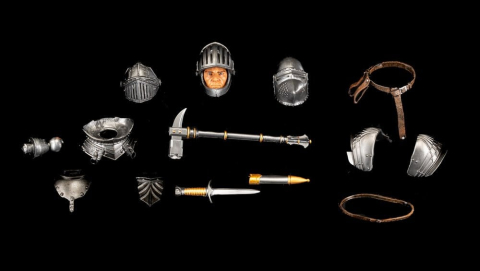PRECOMENZI - Mythic Legions: Reinforcement 3 Action Figure Accessory Valiant Knight Add-On Set