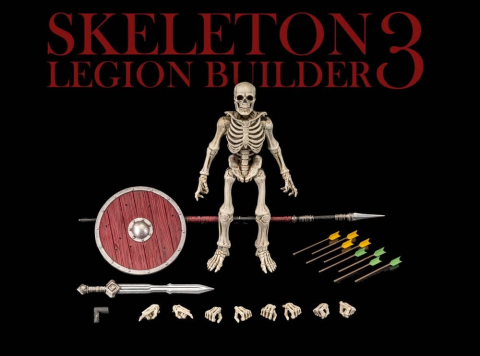 Mythic Legions: Reinforcement 3 Action Figure Skeleton Legion Builder 3 [6]