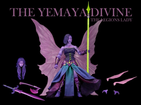 PRECOMENZI - Mythic Legions: Reinforcement 3 Action Figure The Yemaya Divine Deluxe