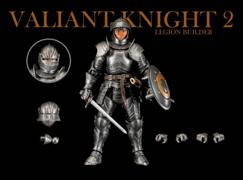 PRECOMENZI - Mythic Legions: Reinforcement 3 Action Figure Valiant Knight 2 Legion Builder