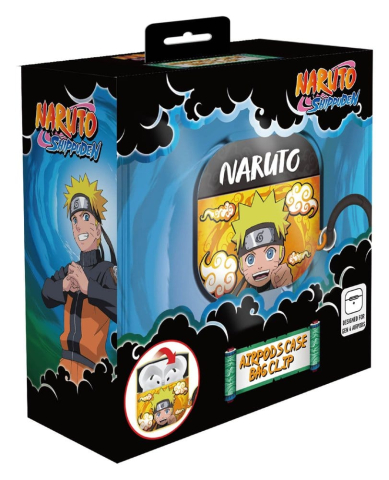 PRECOMENZI - Naruto 3D Foam Airpods Case Bag Clip Display (12)