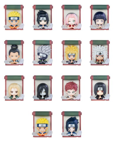 Naruto 3D Magnet Secret Ninja Scroll Series Blind Box Display (12) [16]