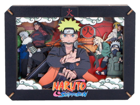 Noutati - Naruto Hokage Wooden Theatre Model Kit 10 cm