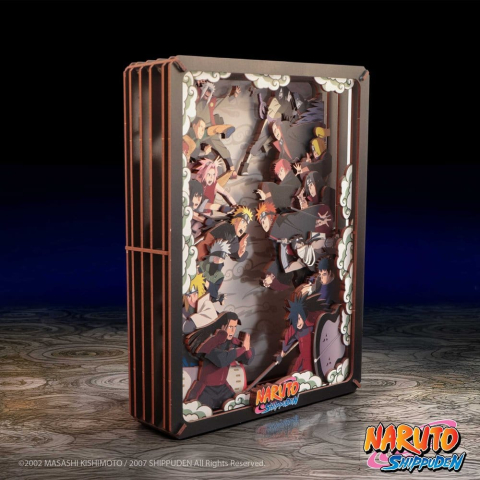 Naruto Model Kit Wooden Theatre Combat (Large) 26 cm [5]