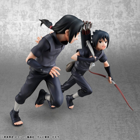 Naruto Shippuden G.E.M. Series PVC Figures 2-Pack Itachi Uchiha & Sasuke (Repeat) [3]