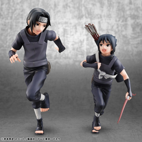 Naruto Shippuden G.E.M. Series PVC Figures 2-Pack Itachi Uchiha & Sasuke (Repeat) [9]