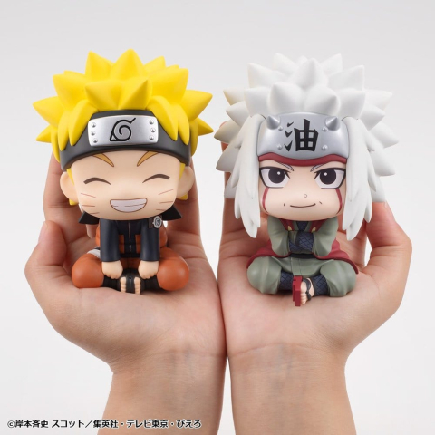 Naruto Shippuden Look Up PVC Figures 2-Pack Naruto Uzumaki Smile Ver. & Jiraiya 11 cm (with gift) [4]