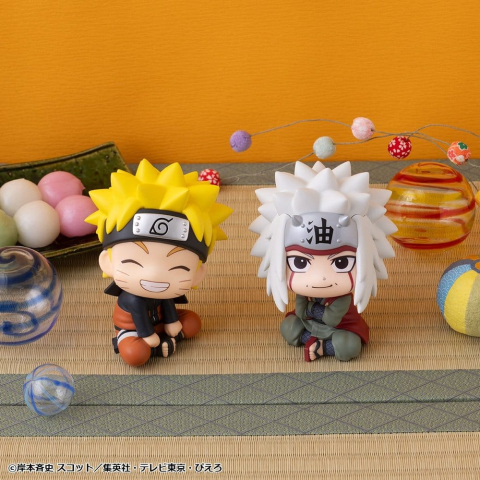 Naruto Shippuden Look Up PVC Figures 2-Pack Naruto Uzumaki Smile Ver. & Jiraiya 11 cm (with gift) [1]