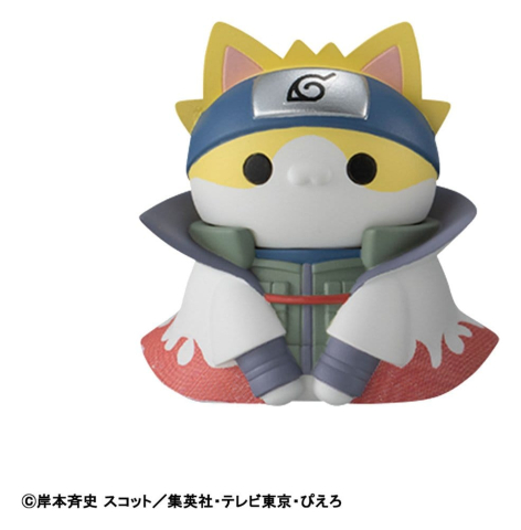 Collectibles - Naruto Shippuden Mega Cat Project Nyaruto! Once upon a time in Konoha village Mini Figures 3 cm Blind Box Display (8) (Repeat)
