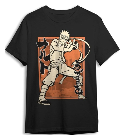 PRECOMENZI - Naruto Shippuden T-Shirt Pose Black