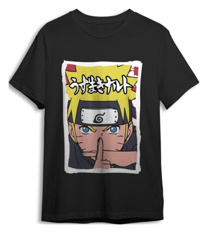PRECOMENZI - Naruto Shippuden T-Shirt X Black