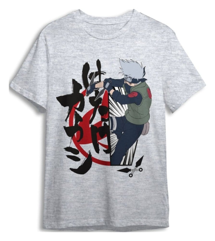 PRECOMENZI - Naruto T-Shirt Kakashi Grey