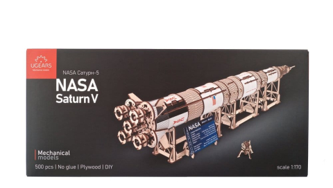 NASA 3D Wooden Puzzle Saturn V [0]