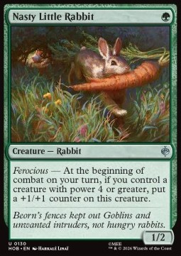 Magic: The Gathering Singles - Nasty Little Rabbit The Hobbit - Singles 130 FOILED