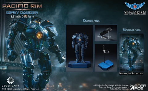 PRECOMENZI - &nbsp;Pacific Rim DefoStyle Figure 2-Pack Gipsy Danger &amp; Cherno Alpha DX 17 cm