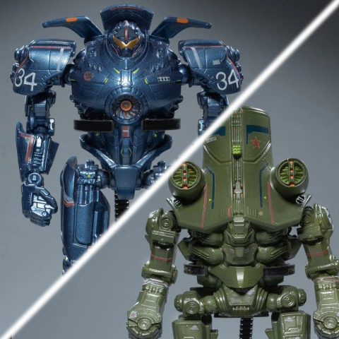&nbsp;Pacific Rim DefoStyle Figure 2-Pack Gipsy Danger &amp; Cherno Alpha DX 17 cm [6]
