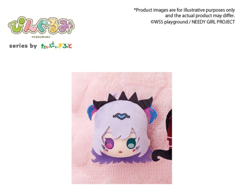 PRECOMENZI - Needy Girl Overdose Pingurumi Mini Figure Purple Lollipop 8 cm