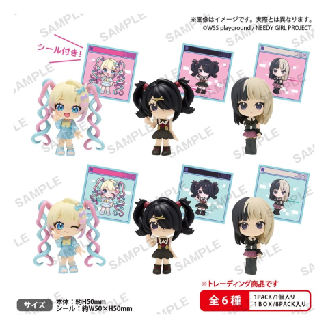 Collectibles - Needy Girl Overdose The Box Rich Mini Figures Collection Figure Blind Box Display (8)