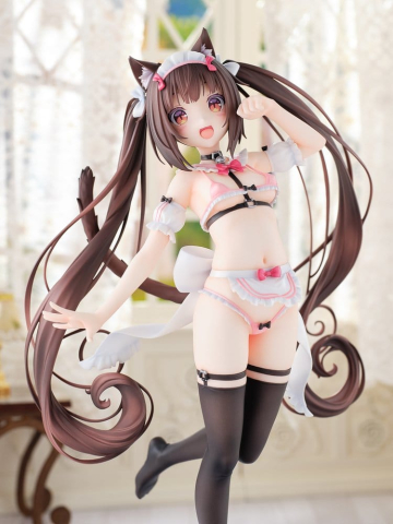 Nekopara PVC Figure 1/5.5 Chocola Micro Bikini Maid -STD Edition- 30 cm [12]