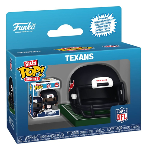 NFL Bitty POP! Helmets Vinyl Figures AFC Series 1 Assortment (12) [21]