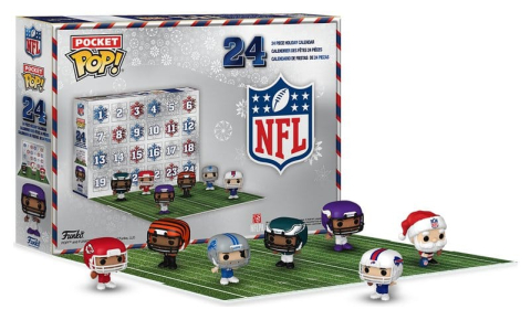 PRECOMENZI - NFL Pocket POP! 24 Day Countdown Advent Calendar