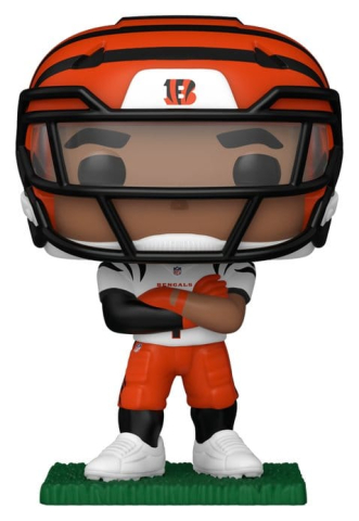 NFL POP! Vinyl Figure : Bengals- Ja'Marr Chase (clear visor) 9 cm [1]