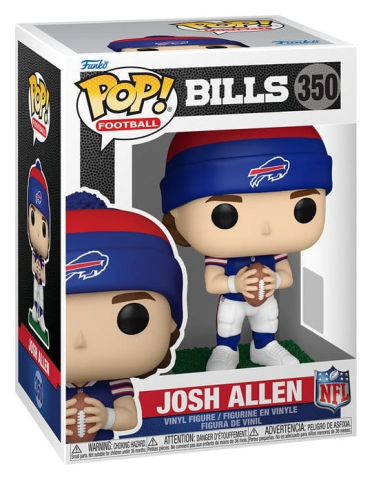 Collectibles - NFL POP! Vinyl Figure : Bills- Josh Allen (Beanie) 9 cm