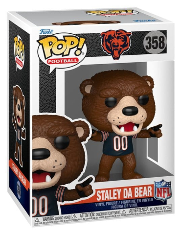 Collectibles - NFL POP! Vinyl Figure Mascots: Bears- Staley 9 cm