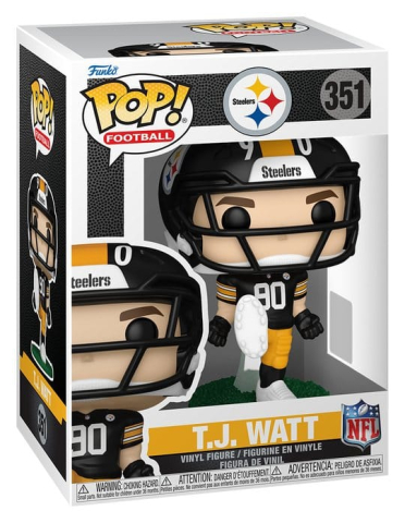 Collectibles - NFL POP! Vinyl Figure : Steelers- T.J. Watt 9 cm