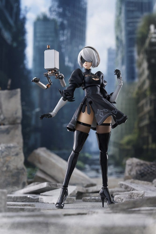 PRECOMENZI - NieR:Automata Ver1.1a Figma Action Figure 2B (YoRHa No.2 Type B) 16 cm
