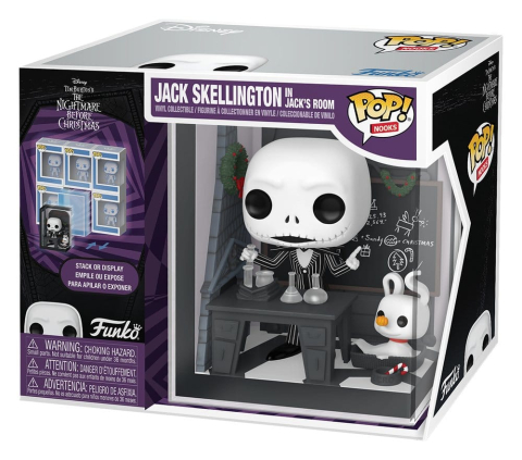 Nightmare Before Christmas POP! Nooks Vinyl Figure Jack Skellington's Room 9 cm [1]