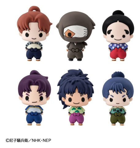 PRECOMENZI - Nintama Rantaro Chokorin Mascot Series Trading Figure Vol. 1 5 cm Blind Box Assortment (6)