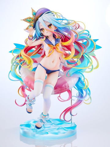 No Game No Life Statue 1/7 Shiro: Sailor-Style Swimsuit Ver. 24 cm [7]