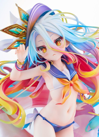 No Game No Life Statue 1/7 Shiro: Sailor-Style Swimsuit Ver. 24 cm [5]