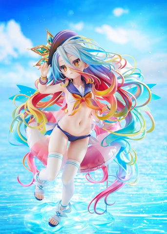 No Game No Life Statue 1/7 Shiro: Sailor-Style Swimsuit Ver. 24 cm [3]