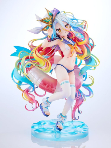 No Game No Life Statue 1/7 Shiro: Sailor-Style Swimsuit Ver. 24 cm [8]