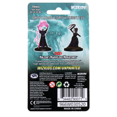 Nolzur's Marvelous Miniatures - Drow Mage & Drow Priestess [1]