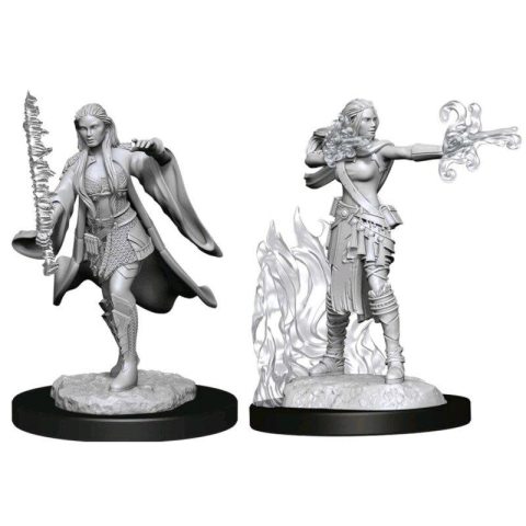 Noutati - Nolzur's Marvelous Miniatures Female Warlock & Female Sorcerer