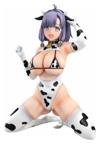 PRECOMENZI - Nukitashi The Animation PVC Statue 1/5 Misaki Hotori Cow print costume 22 cm