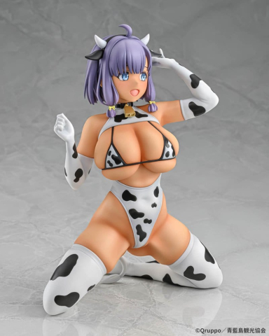 Nukitashi The Animation PVC Statue 1/5 Misaki Hotori Cow print costume Tanned Ver. 22 cm [12]