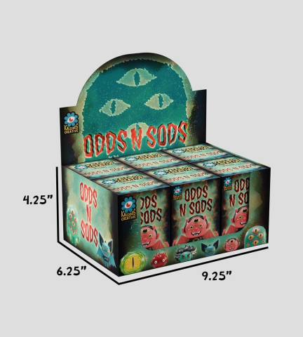 Odds N Sods Mini Figures S1 6 cm Blind Box Display (6) [10]