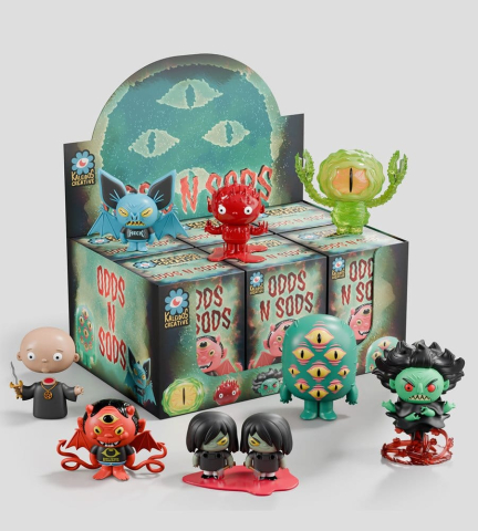 Odds N Sods Mini Figures S1 6 cm Blind Box Display (6) [6]