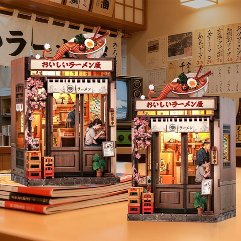Oishii Kyoto - DIY Miniature House Kit cu LED [7]