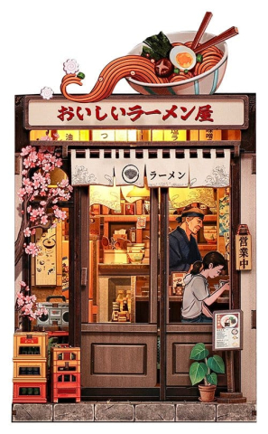 Oishii Kyoto - DIY Miniature House Kit cu LED [9]