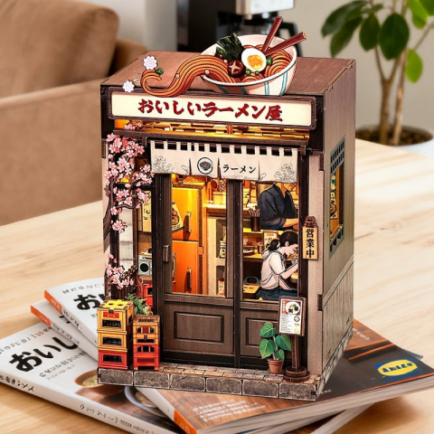 Oishii Kyoto - DIY Miniature House Kit cu LED [8]