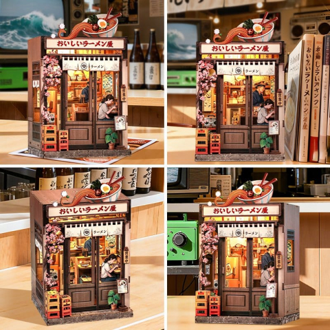 Oishii Kyoto - DIY Miniature House Kit cu LED [2]