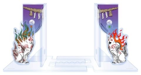 Okami 20th Anniversary Reprint Art Project Acrylic Bookends 14 cm [3]