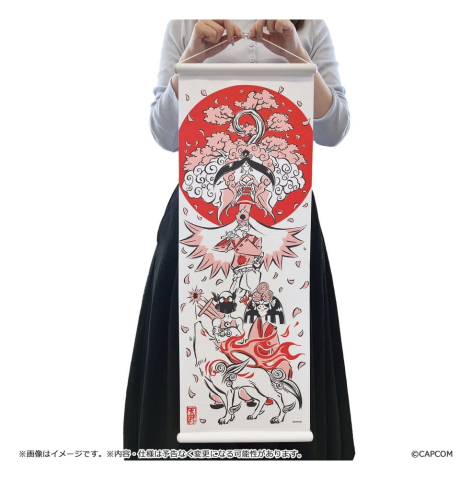 Okami 20th Anniversary Reprint Art Project Tapestry Spring 74 x 28 x 2 cm [1]