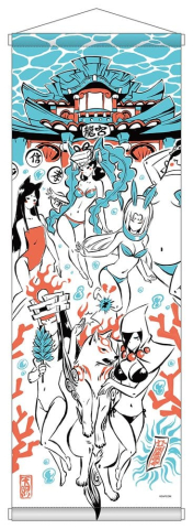 Okami 20th Anniversary Reprint Art Project Tapestry Summer 74 x 28 x 2 cm [2]