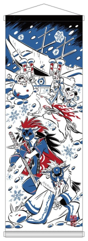 Okami 20th Anniversary Reprint Art Project Tapestry Winter 74 x 28 x 2 cm [2]